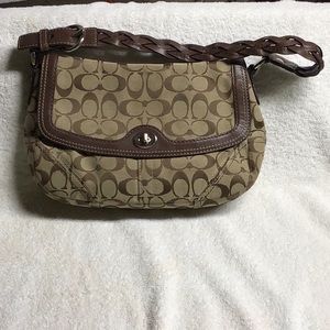 Coach Signature Jacquard Purse